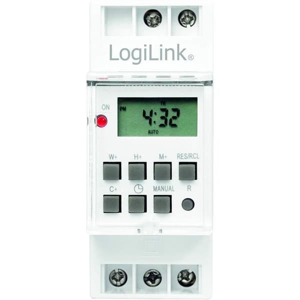 Logilink Timer med timer för enkel växling av neonljus, varmvattenberedare, lyktor, system