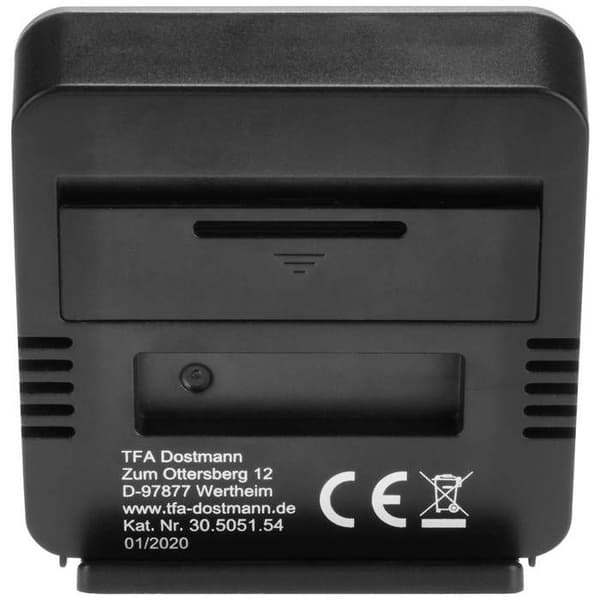 TFA Dostmann Termo-hygrometer silver, black 95.2019.54