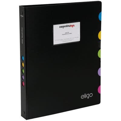 Eligo A4 4-ringspärm för 500 CDV svart
