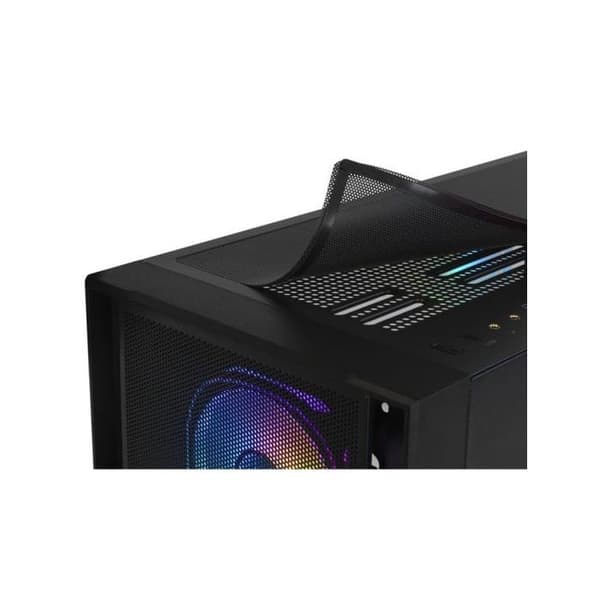 PC-chassi - NOX - Hummer PLASMA - Mid Tower - Utbytbart frontparti - USB-C Svart