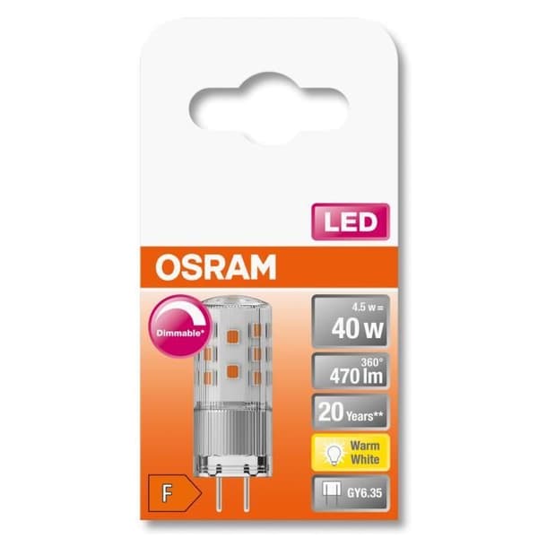 OSRAM LED PIN-lampa dimbar