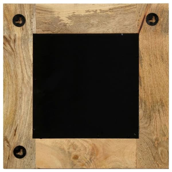 vidaXL Spegel Solid Mangoträ 50 x 50 cm