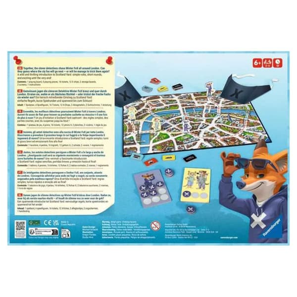 Scotland Yard junior utredningsspel - RAVENSBURGER - Blå - Från 6 år