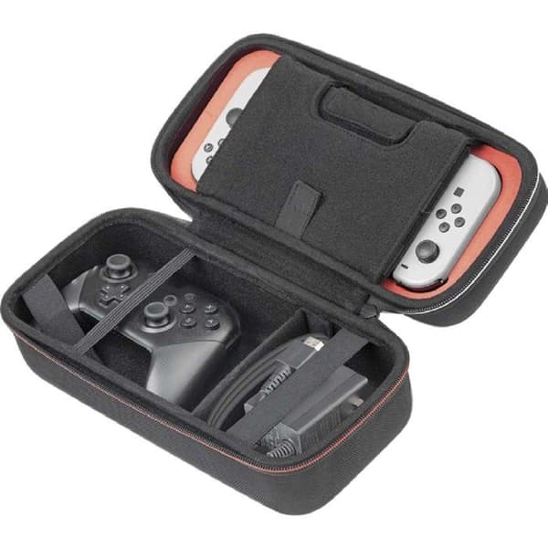 Hård transportväska - NINTENDO - Switch 2/OLED - Flerfärgad - 12 spel - Ripstop.