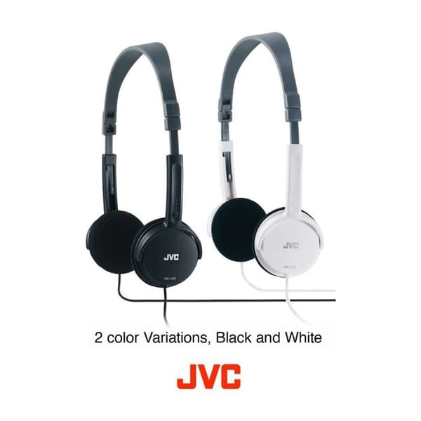 Hörlurar - JVC - HA-L50-B-E - Lätta - Fällbara - 3,5 mm kontakt