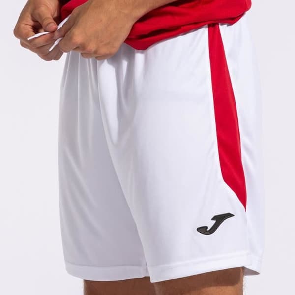 Joma Glasgow barnshorts - vit/röd - 5/6 år