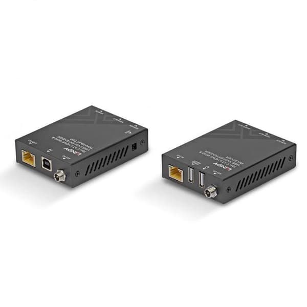 Extender KVM HDMI 4K60 - LINDY - 39383 - USB & Ljud - 70m - PoC