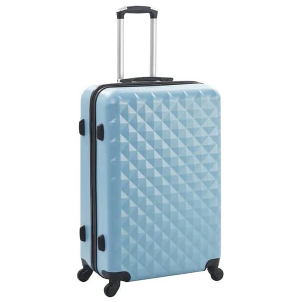 vidaXL Hardside resväska 3 st Blå ABS 91889