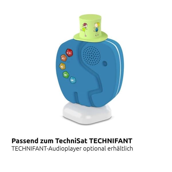 Mp3 barn - TECHNISAT - 0070/9012 - 2 Go - Kompatibel med TECHNIFANT - Ljusgrön