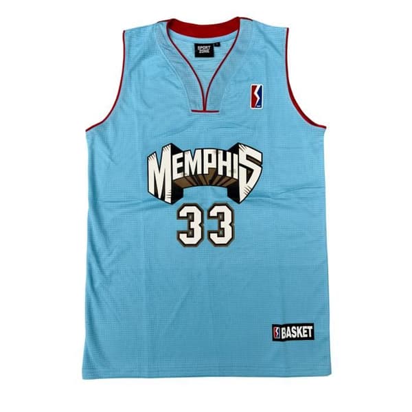 MEMPHIS - Baskettröja - himmel - L - Blå - Sport Herr