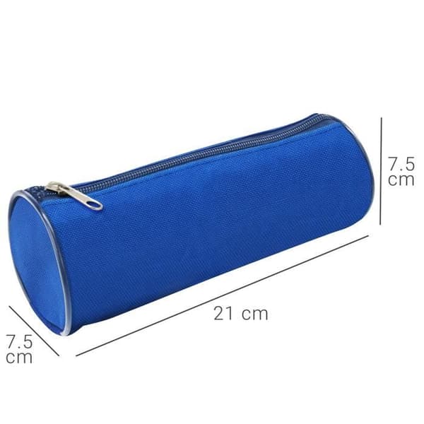 Pennfodral - WAYTEX - 931280 - Polyester - Marinblå - Dragkedja