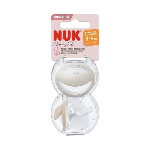 Nuk Mommyfeel Napp 0-6m Greige 2-pack
