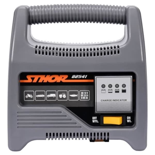 Sthor Batteriladdare med LED 12V 4A 60Ah