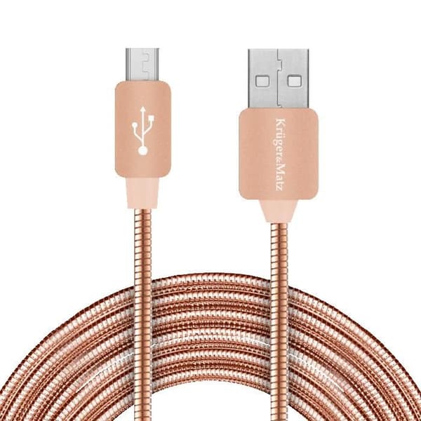 USB-kabel till Micro USB Kruger&Matz KM0360 | 1m | Ren koppar | Laddning & Data
