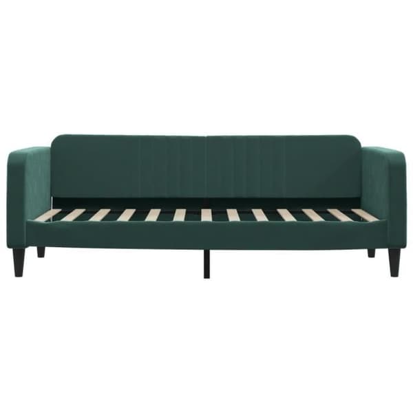 vidaXL Mörkgrön vilostol 80x200 cm sammet 354081