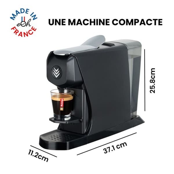 Malongo kaffekapselmaskin modell eoh - Blank svart
