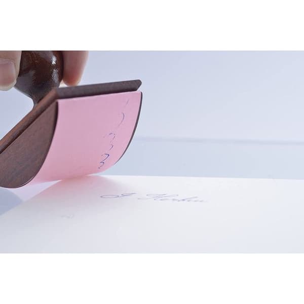 Set med 10 refill läskpapper för Herbin läskplatta 4,5x12 cm - Vitt papper