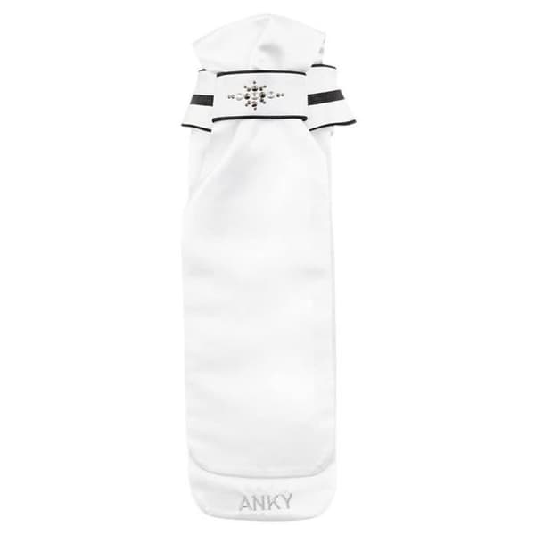 Slips - ANKY - Stone-Deluxe - Polyester satin - Vit-Svart - Unisex