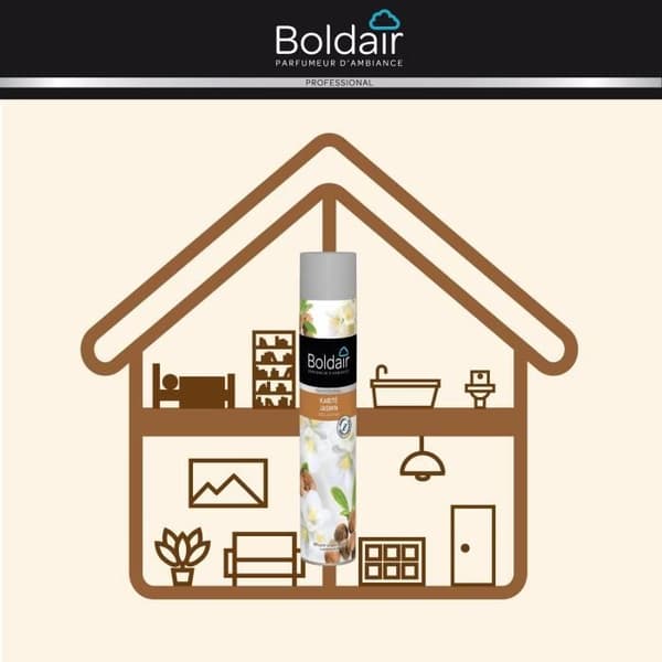 BOLDAIR parfymerad shea jasmin 750ml