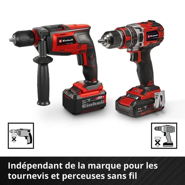 Einhell XS-CASE Förpackning med 21 skruvbits och hylsor