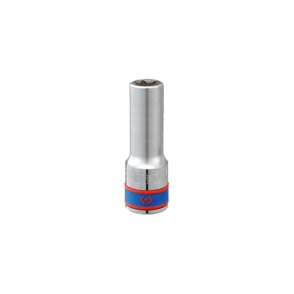 Lång hylsa för Torx han-skruvar 1/2" - E16 L. 77 mm