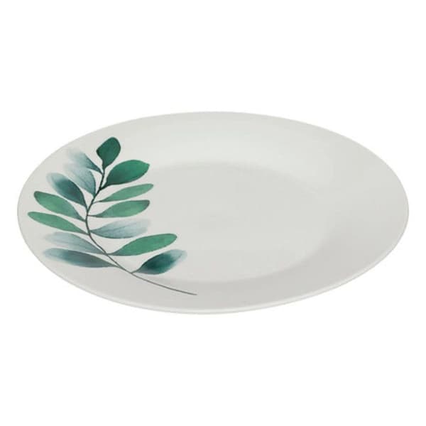 Table Service 18 Delar "Växt" 26cm Vit