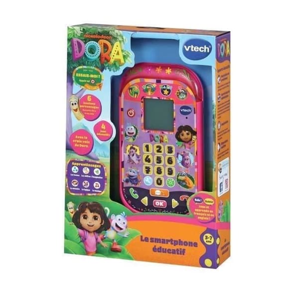 VTECH - DORA - DEN PEDAGOGISKA SMARTPHONE - Flerfärgad