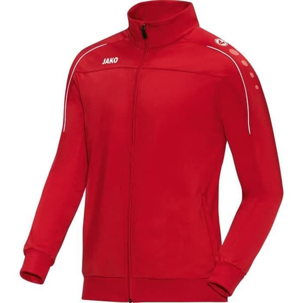 Jako Polyester Classico Barnjacka - röd - 9/10 år