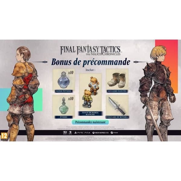 FINAL FANTASY TACTICS – Ivalice-kroniker - Nintendo Switch-spel