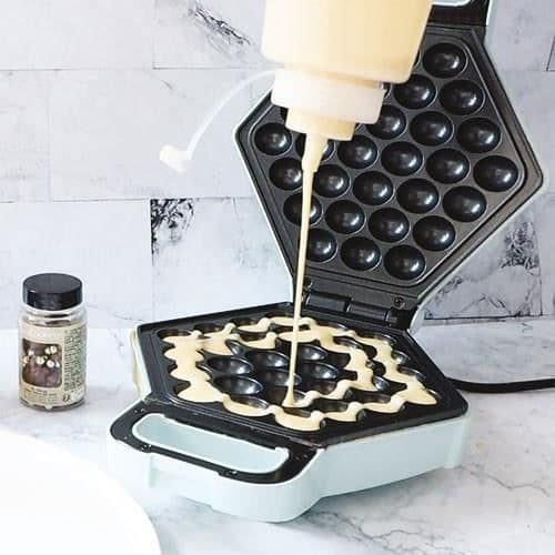 Gaufrier - SCRAPCOOKING - Bubbel - Vaffelfabrik - 700W - Ljusgrön