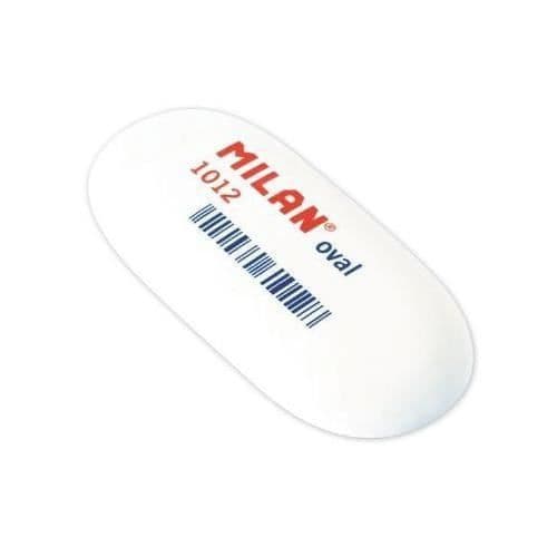 A.C. Milan Milan D Erasers Oval Display 12 per kartong - 1012