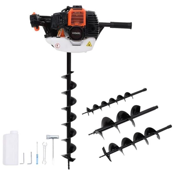 vidaXL Ground Auger Orange 140340