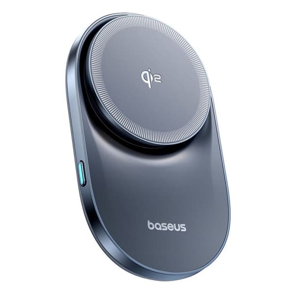 Telefonstöd - BASEUS - PrimeTrip VC1 Pro - Trådlös laddning 15W - Certifierad Qi2 - Svart