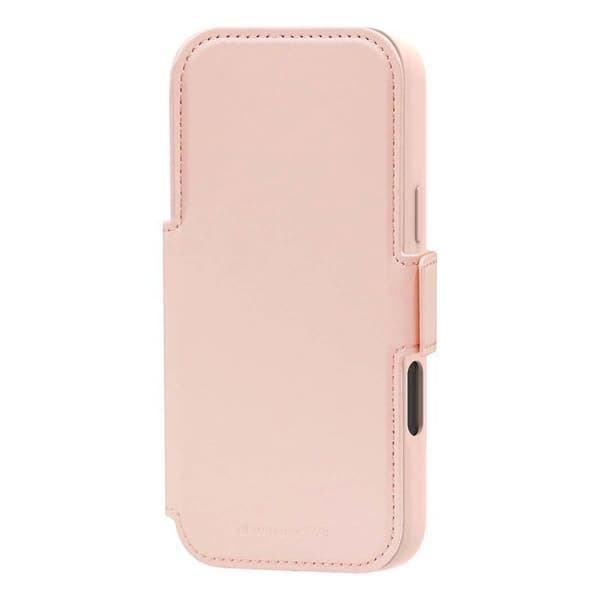 Plånboksfodral med Stödfunktion för iPhone 17 Pro material ICON DBRAMANTE1928 Rosa