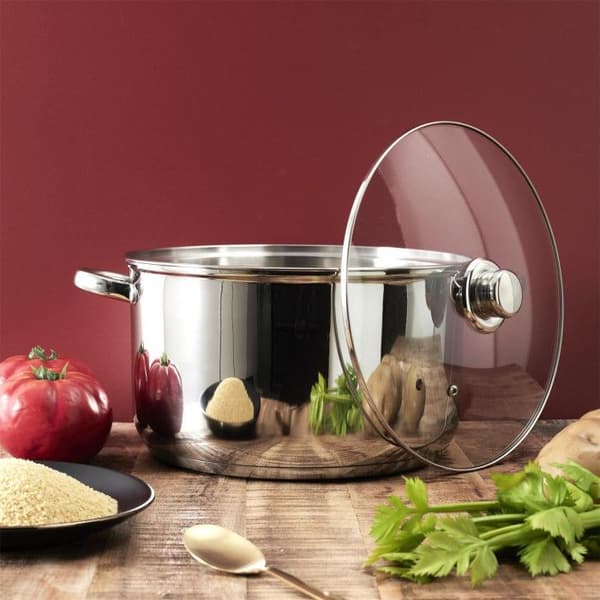Faitout - Cook Concept - 10 L - Metall - Silver - Glaslock