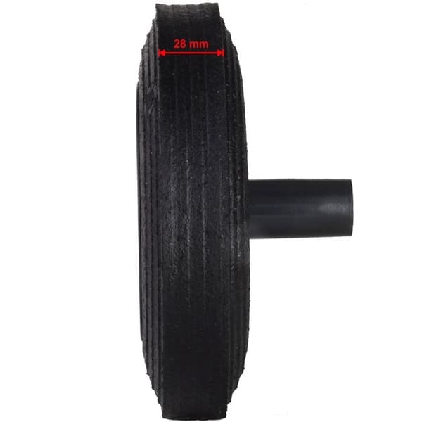 Gummihjul för avfallskontainer, diameter 200 mm