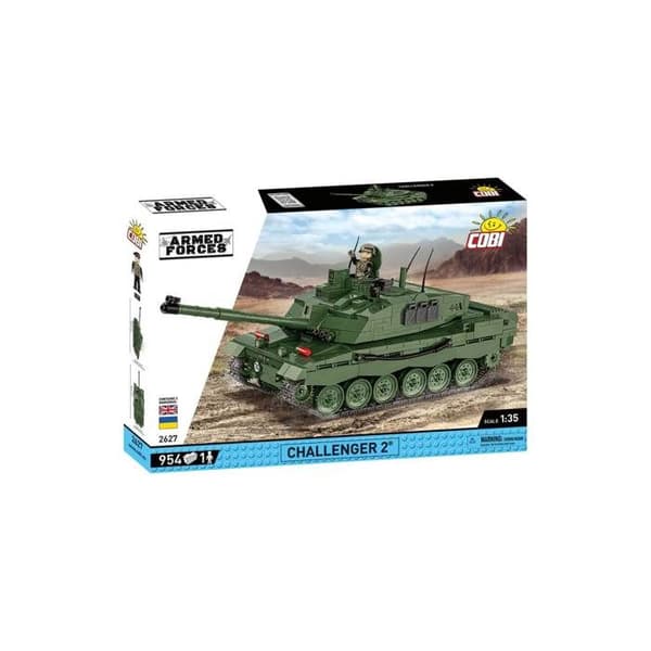 Modell - COBI - Challenger 2 - Grön - 550 delar - Att montera själv