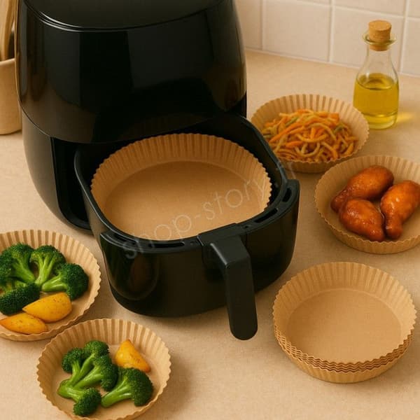 Bakplåtspapper - PAPERPAN - 50-pack - Diameter 20 cm - Non-stick - Engångsprodukter