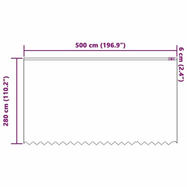 Blomster spetsgardin - vidaXL - Vit - Polyester - 280x500 cm - Ljusfiltrerande - Integritetspaneler