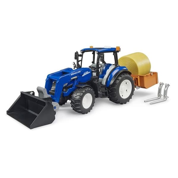 New Holland T5. 120 med frontlastare