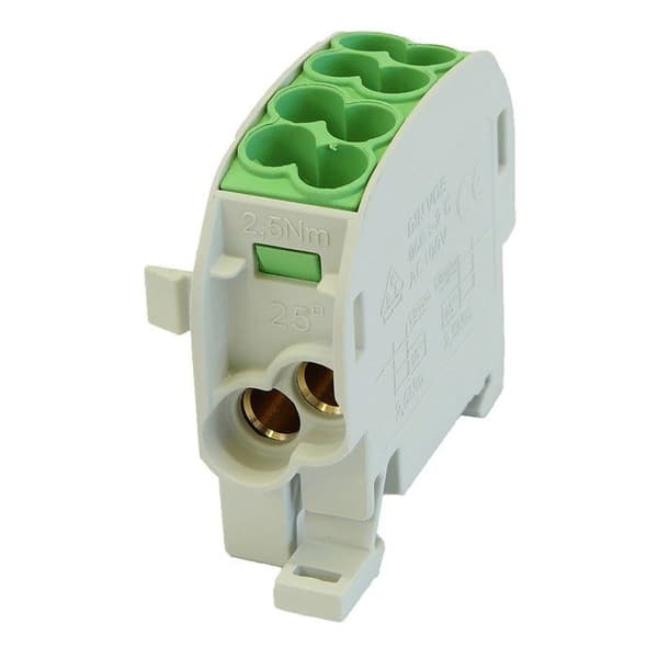 Beredningsblock SCB 25 Al/Cu 80110 SIMBLOCK, grön