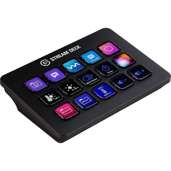 Klaviatur Stream Deck - ELGATO - Stream Deck MK.2 - 15 LCD-knappar - Touchkontroll - Avtagbar USB-C-kabel