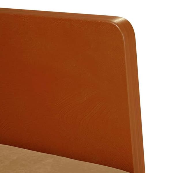 Fåtölj med armlänser brun 55 cm sammet
