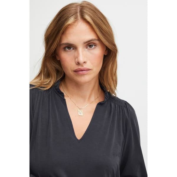 Blus med V-ringning dam Pulz Jeans Lippa