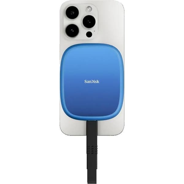 Extern SSD - SANDISK - Creator Phone - 2 To - USB 3.2 Gen 2 - Portabel - Blå
