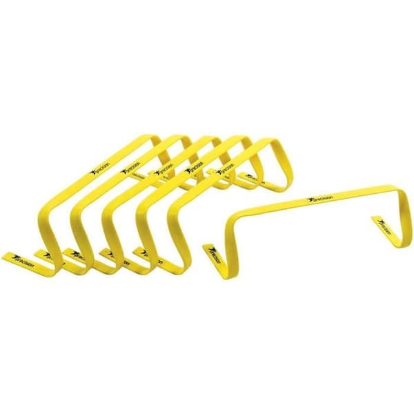 Precision hinder 15 x 48 cm PVC gul 6 stycken