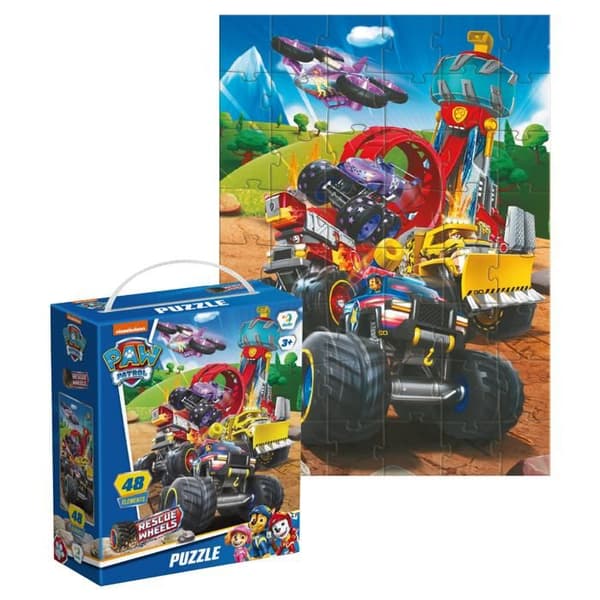 Pussel Paw Patrol Fordon 48 bitar för barn 200524