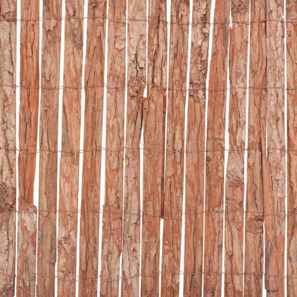 vidaXL Trädgårdsstängsel Bark Panel Kant Barriär Nät Vindskydd 142680