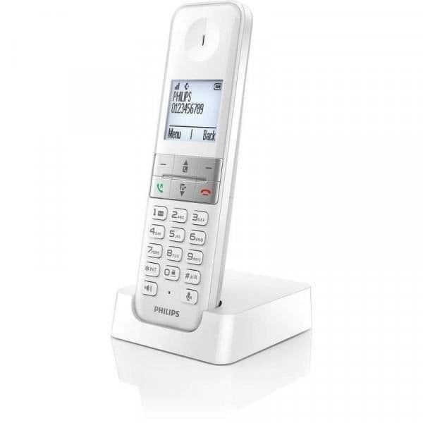 Handsfree telefon - PHILIPS - Samtalsblockering - Batteriindikator - Räckvidd 300m
