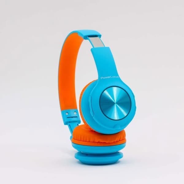 Trådlösa Bluetooth-hörlurar - POWERLOCUS - Orange - Fällbar - För barn - Unisex
